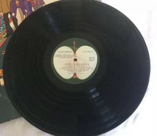 The Beatles Yellow Submarine Vinyl Record Album Vintage 1968 SW153 4