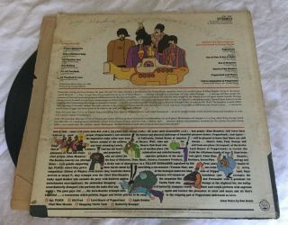 The Beatles Yellow Submarine Vinyl Record Album Vintage 1968 SW153 7