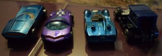 4 1960 ' s Hot Wheels Redline Cars - Paddy Wagon,  Silhouette,  Chaparral,  Turbofire 6