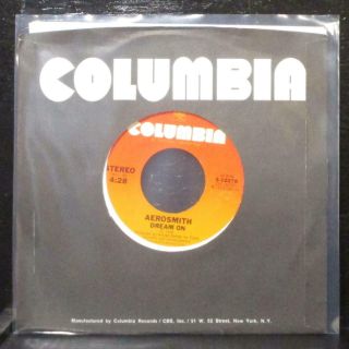 Aerosmith - Dream On / Somebody 7 " - Vinyl 45 Columbia 3 - 10278 Usa 1975