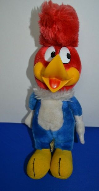 Vintage Three Cheers By Applause Woody Woodpecker Plush Toy