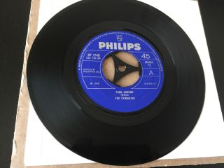 The Cymbaline - Turn Around / Come Back Baby U.  K.  7 " 1969 Philips