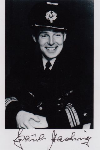 German U - Boat Commander Paul Hartwig U - 517,  9 Ships Sunk Signed Photo Autograph