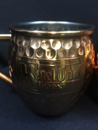 Set of 2 (Two) KETEL ONE VODKA COPPER MOSCOW MULE MUG CUP Ketel One 2
