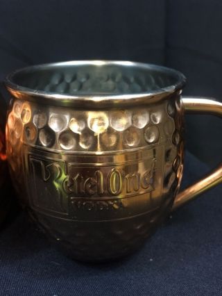 Set of 2 (Two) KETEL ONE VODKA COPPER MOSCOW MULE MUG CUP Ketel One 3