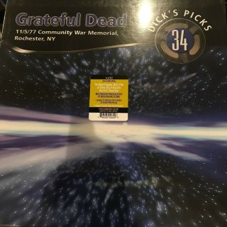 Grateful Dead Dicks Picks 34 11/5/77 Rochester Ny 6lp Vinyl 1084 Only 1500