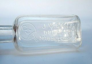 MAUCH CHUNK PA SMITH DRUGGIST CARBON COUNTY W T & CO MEDICINE BOTTLE 2