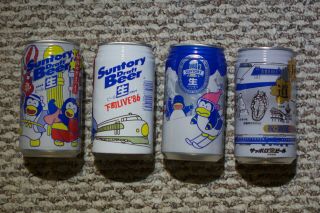 Third Set Of Penguin Cans From Japan