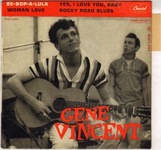 Gene Vincent " Be Bop A Lula " French 60 