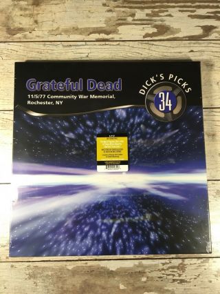 Grateful Dead Dicks Picks 34 11/5/77 Rochester Ny 6lp Vinyl 145 Only 1500
