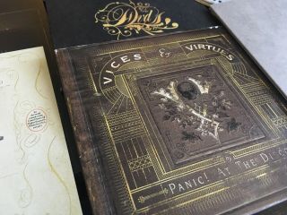 Panic At The Disco VICES AND VIRTUES SIGNED Deluxe Edition BOX SET CD DVD 7