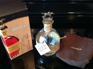 Blanton’s Collectible Empty Bottle With “a” Stopper,  Bag,  And Box