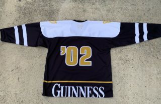 Guinness Irish Stout Beer Ice Hockey Jersey Size L Men 2