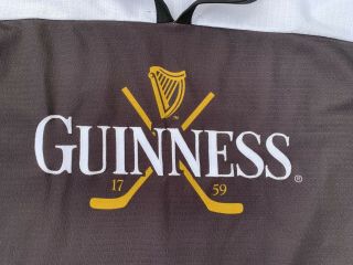 Guinness Irish Stout Beer Ice Hockey Jersey Size L Men 3