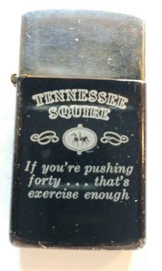 Jack Daniels Tennessee Squire Park Lighter Whiskey Rare