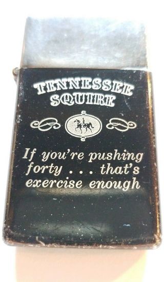 Jack Daniels Tennessee Squire Park Lighter Whiskey Rare 3
