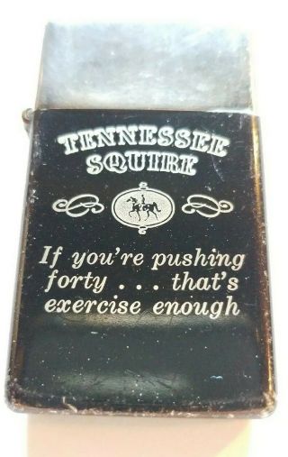 Jack Daniels Tennessee Squire Park Lighter Whiskey Rare 7
