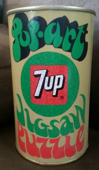 Rare/sealed Vintage 1968 7up Can Pop Art Jigsaw Puzzle