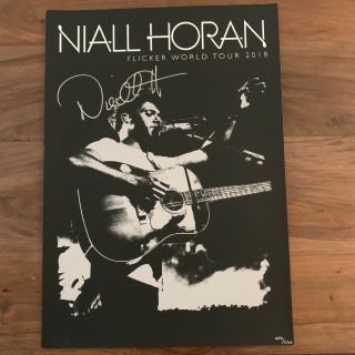 Niall Horan 2018 Flicker World Tour Signed Numbered Poster