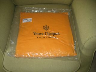 Veuve Clicquot Champagne Cushion In Yellow In Bag