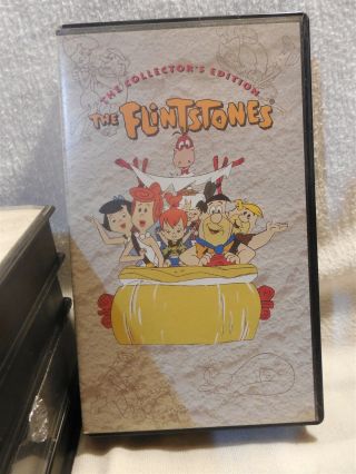 Flintstones 1994 Columbia House Collector ' s Edition VHS Tapes Volume 1 - 5 2