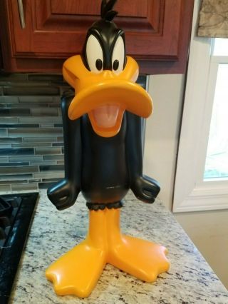 Rare Large 23 " Daffy Duck Resin Big Fig Statue Warner Bros Exclusive 1999 Looney