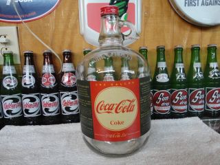 Coca Cola Soda Fountain Syrup Paper Label Toronto 1 Gallon Jug With Cap