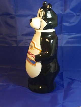 HAMM ' S BEER BEAR 1972 Character Ceramic Decanter 11 
