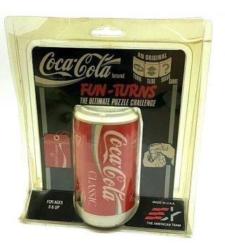 Coca - Cola Classic Fun - Turns Soda Can Puzzle Brain Teaserlike Rubik Cube