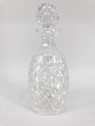 Vintage Cut Crystal Liquor Decanter With Stopper