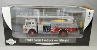 Athearn 90939 Ford C Series Telesqurt Fire Truck 7 1/2 " (1:50 Scale) Mint/box