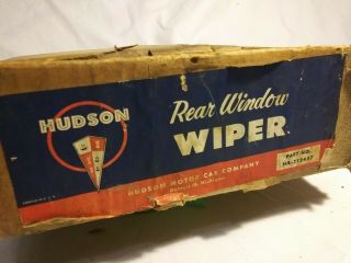 Hudson Motor Company Nos Rear Window Wiper Set Complete W Box Rare Hornet Twin H