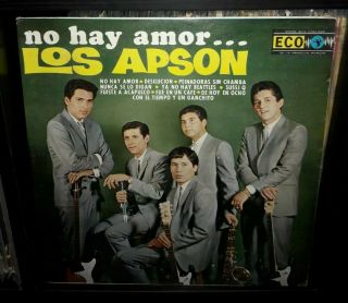 Los Apson - No Hay Amor.  Vg,  Lp - 1966 Eco Records - Rare Latin Garage Rock