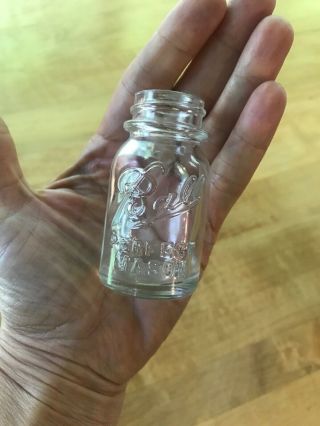 Vintage Miniature Ball Salesman Sample Perfect Mason Jar Only