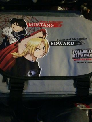 Fullmetal Alchemist Ed And Roy Messenger Bag Anime No Tag