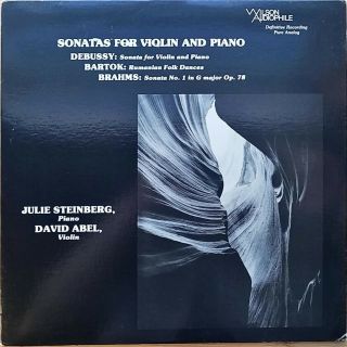 Sonatas For Violin And Piano Brahms Wilson Audio W - 8722 Nm