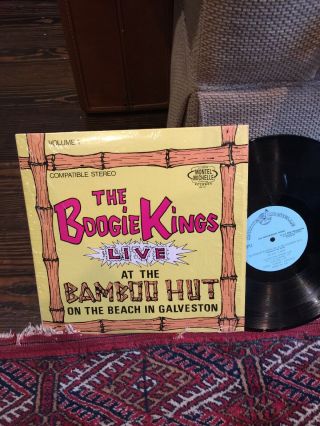 Boogie Kings Lp Live @ Bamboo Hut Galveston Texas Private Swamp Pop R&b Soul