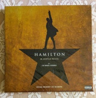Hamilton Musical Recording Lin Manuel Miranda Vinyl Lp