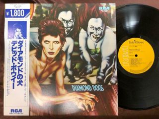 David Bowie Diamond Dogs Rca Rpl - 2104 Obi Stereo Japan Vinyl Lp