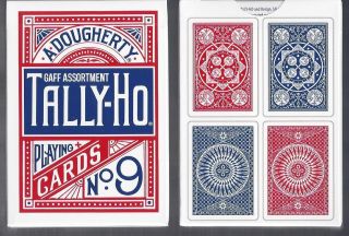 Tally Ho Gaff Cards Fan/circle Assortment Usa