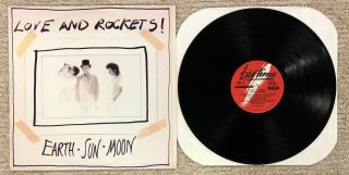 Love And Rockets - Earth Sun And Moon Lp Record 1987 Beggars Banquet Bauhaus