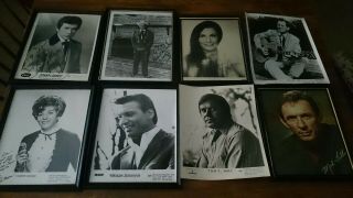 Vintage Sgd In Their Own Handwriting 8 Famous Country Music Stars Photos.