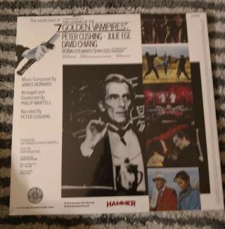 James Bernard Legend Of The 7 Golden Vampires Soundtrack LP Colored Vinyl d 2