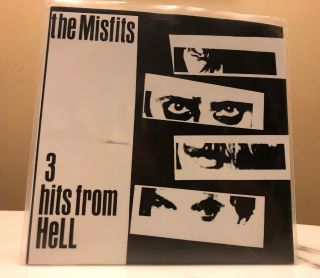 Misfits 3 Hits From Hell Vinyl 7 " Ep White