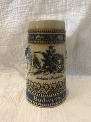 Vintage Budweiser Clydesdale Holiday Mug Grain Barley Vtg Rare 3