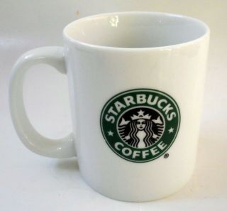 Starbucks Green Mermaid Siren Logo Coffee Mug Cup 2007 8 Oz