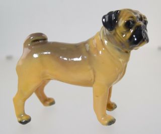 Vintage Mortens Studio Standing Pug Dog Figurine 37