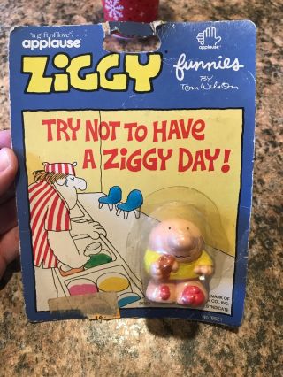 Ziggy Vintage 1981 Applause/knickerbocker Tom Wilson Figurine Have A Ziggy Day