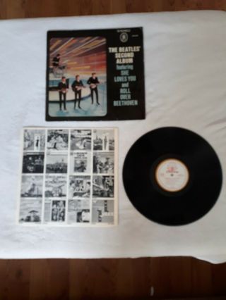 The Beatles - Second Album 1964 Odeon ‎ztox 5558 German Lp Record