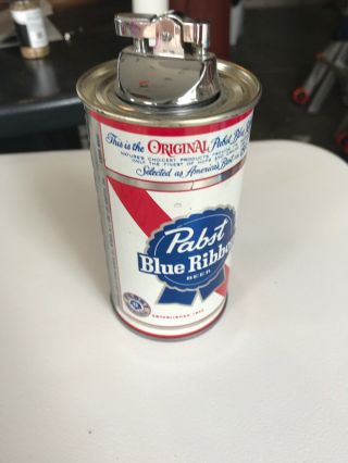 Early 1970’s Vintage Pabst Blue Ribbon Beer Can Cigarette/cigar Lighter